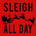 thumbnail image 2 of Girl's Lost Gods Sleigh All Day  Graphic Tee Red X Large, 2 of 5