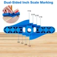 thumbnail image 4 of Self Centering Pocket Hole Jig 6/8/10mm Woodworking Doweling Drill Guide Locator, 4 of 9
