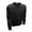Black, variant on lnmuld Men's Sweatshirts Unisex Autumn Thread Stitching Solid Color Round Neck Sweatshirt Size:2XL
