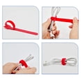 thumbnail image 6 of Pack of 50 Adhesive Cable Ties Reusable Cable Tie Nylon Cable Management Office Home USB Cable Management for Fastening Electrical PC Wire Cables, 6 of 8