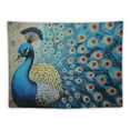 thumbnail image 5 of PRATYUS  Beautiful Peacock Tapestry Wall Hanging Art Deco Tapestries for Bedroom Living Room Dorm 60x50inch, 5 of 6