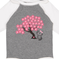 thumbnail image 4 of Inktastic Japanese Cherry Tree Kitty Cat Girls Long Sleeve Baby Bodysuit, 4 of 5