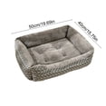 thumbnail image 3 of FeiFu All-in-One Soft Plush Pet Bed for Dogs Cats Thickened Warm Comfortable Calming Pet Nest Cozy Rest Bed for Small Medium Puppy Indoor Outdoor, 3 of 6
