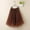 Coffee, variant on Girls Tutu Skirt Elastic Waist A-Line Tulle Party Dance Skirt for Kids 4-14Y