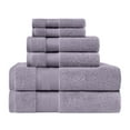 thumbnail image 2 of Superior Aria Turkish Cotton 6-Piece Towel Set, Ultra Soft Heavyweight Towels, Wisteria, 2 of 6