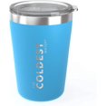 thumbnail image 2 of COLDEST Insulated Tumbler Cup with Sliding Lid - Reusable Stainless Steel Water Bottle Iced Coffee Travel Mug - 12 oz, 2 of 7