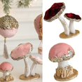 thumbnail image 2 of CIYISON Decorative Foam Pumpkin Mushroom Ornament with Glitters Sequins for Collectors, 2 of 19