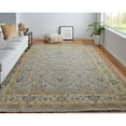 thumbnail image 2 of Feizy Corbitt Traditional Oriental, Gray/Gold, 2'6" x 8' Runner Stain Resistant Pet & Kid Friendly Handmade Classic Bordered Floor Rug for Living room Bedroom, 2 of 8