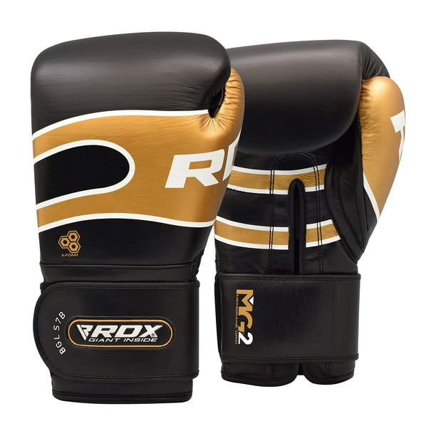 Guantes de boxeo RDX Boxing Pro S7 12 oz negros unisex