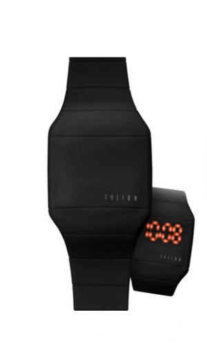 black led watch