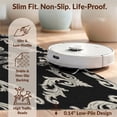 thumbnail image 6 of Design&I 9'x12' Washable Area Rug Snag-Free Serpent Motif Distressed Scroll Border Print Round Vintage Snake Playful for Dining Room, Basement, Large Office, 6 of 7