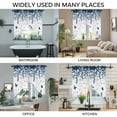 thumbnail image 3 of Blue Spring Botanical Swag Valances for Windows, Kitchen Window Curtains Over Sink, Weeping Eucalyptus Butterfly Window Treatment Curtains for Living Room/Bedroom Curtains 2 Panel Sets 36"x45", 3 of 8