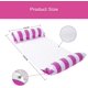 thumbnail image 2 of Cama flotante inflable, hamaca para piscina, hamaca de agua, tumbona, tumbona para piscina, colchón de aire, piscina para adultos y niños, cama flotante Ormromra WL-00525-1, 2 of 3