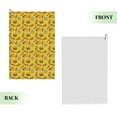 thumbnail image 2 of Naloa Fast Food 1 Golf Towel Golf Gift for Men and Women Golf Towel with Carabiner Clip to Quickly Remove Mud, Dirt and Sweat, 2 of 8