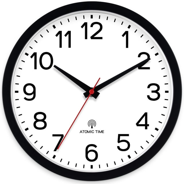 Reloj de pared AKCISOT Atomic de 14 pulgadas analógico para cocina interior