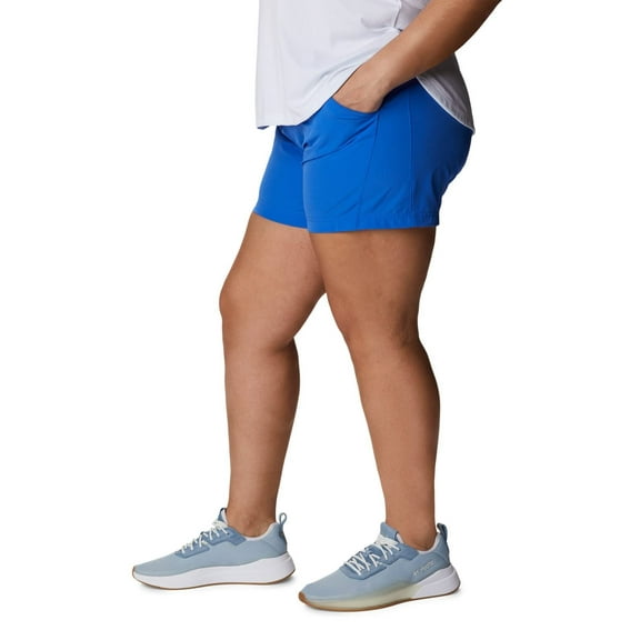 Columbia Womens Coral Point III Shorts, Blue Macaw, 10W x 7L
