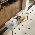 thumbnail image 3 of XYZCANDO Cat Spider Web Pattern Polyester Spandex Fabric Bench Covers with Anti Scratch, Comfortable Soft Bench Slipcover for Dining Room, 3 of 9