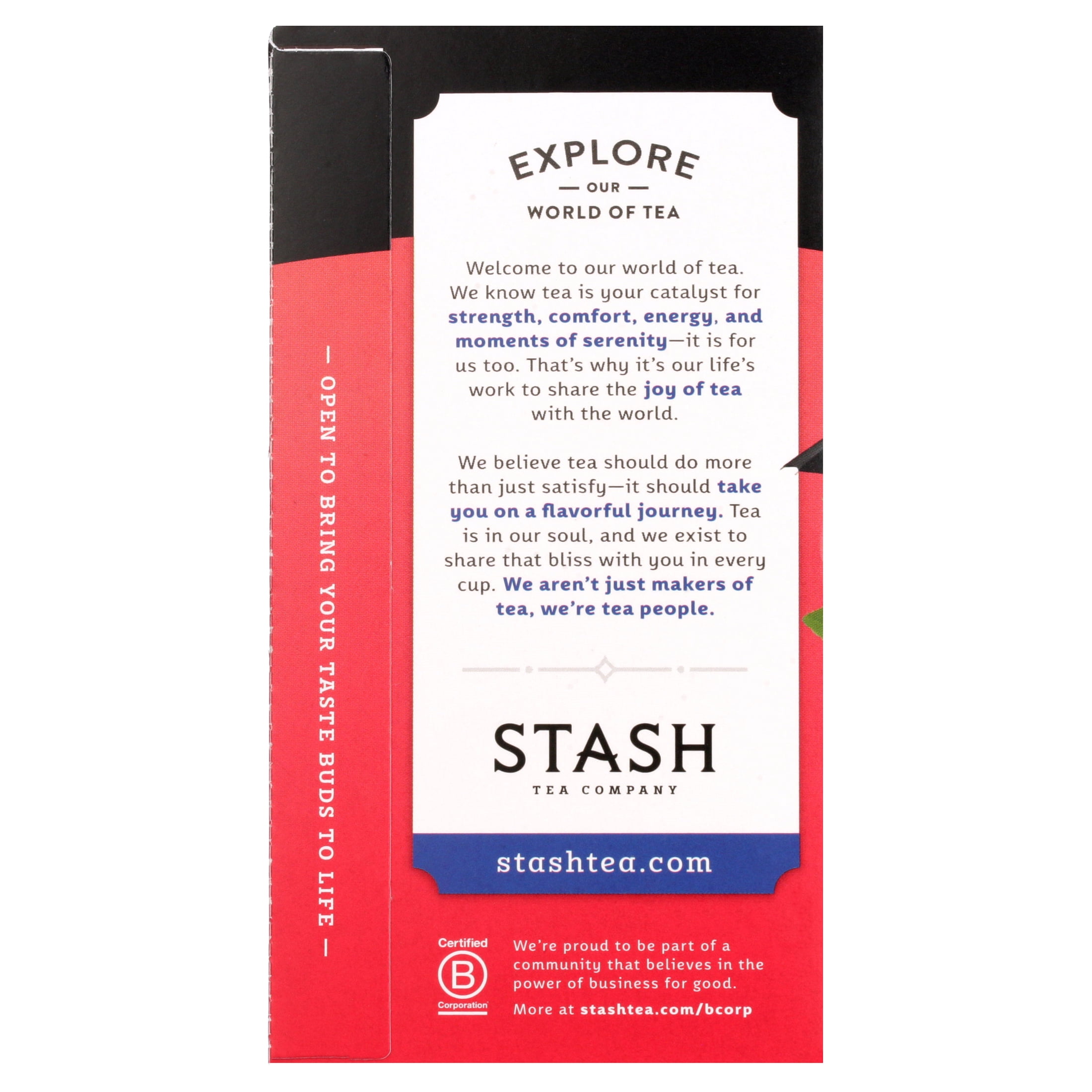 Stash Tea English Breakfast Black Tea - Case Of 6/20 Bags : Target