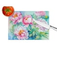 thumbnail image 4 of Peonies in Watercolor Glass Cutting Board Large 12 in x 15 in, 4 of 5