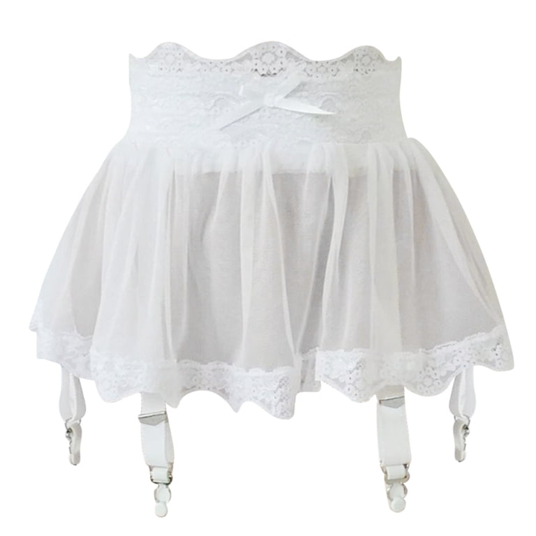 Ladies Lingerie Lovely Dress Plus Size Garter Stocking Suspenders Garter  Belt Lace Mesh Female Hot Skirt Underwear Casual Lightweight Nightwear  Fashion Soft Breathable Chemise Romantic Intimates - Walmart.com