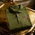 thumbnail image 2 of CONROSES 250Th Anniversary Usa Men's Short Sleeve Polo Shirts Patriotic Usa Flag Graphic Collared Independence Day Polo Shirt for Men 4Th Of July Golf Shirts, 2 of 5
