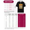 thumbnail image 7 of T Shirts for Women Short Sleeve Cotton Crewneck T-Shirt, Mexican Hip Hop Rainbow Skull Flower Tee Tops Casual Basic T-Shirts, XS-5XL Black L, 7 of 7