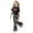 Black, variant on Tiijoy Valentine's Day Girls 2-Piece Short Sleeve T Shirt Flared Pants Outfits, Sizes 9-10