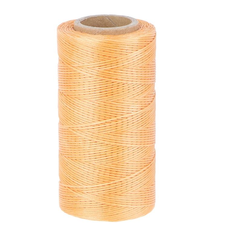 150D 0.8mm Leather Sewing Wax Thread Hand Stitching Cord Craft DIY Leather  Tools Sewing Craft Leather Special Flat Waxed line(260m) 