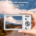 thumbnail image 7 of Compact Camera Qwtwty CCD 1080P HD Macro Digital Camera 2.8‘’ IPS Screen 16X Auto Focus Recording Selfie Beauty Filter Student Camera Christmas Gift, 7 of 7