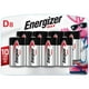thumbnail image 1 of Batería Energizer MAX D Cell alcalina de 1,5 V (paquete de 8), 1 of 8