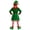 Green-Girl, variant on Ki'ds Christmas Elf Costume Set, Holiday Elf Outfit with Hat, Ears, Belt, Socks and Shoes, Velvet Elf Suit for Halloween Cosplay, Christmas Party, Stage Performance Fancy Dress Up