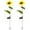 Single Sunflower Heads-2Pcs, variant on Keyohome 2 Packs Solar Garden Lights LED Outdoor Waterproof Decorative Sunflower Ornaments Stake Lights for Pathway Landscape Lamp Patio Fence Yard Lighting Outdoor Decor