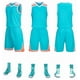 thumbnail image 1 of Conjunto de uniforme de baloncesto, camiseta estampada para hombres y mujeres, uniforme de equipo de competición deportiva de entrenamiento para niños, camiseta de estudiante universitario al, 1 of 5