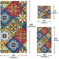 thumbnail image 3 of Dreamtimes Mexican Talavera Towel Set Absorbent Soft 3-Piece Bath Towel Hand Towel Washcloth Decorative Towels for Bathroom Gym Hotel Beach Swimming Pool, 3 of 7
