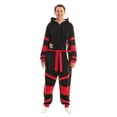 thumbnail image 5 of #followme Men's Adult Onesie Mens Pajamas 6938-L (Small, Ninja), 5 of 5
