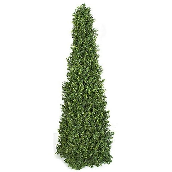 52 in. Boxwood Pyramid Tree- Green