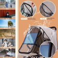 thumbnail image 3 of Funda universal para lluvia para cochecito, capota para lluvia para cochecito, ventana de acceso cómoda, buena circulación del aire, sin sustancias nocivas, 3 of 5