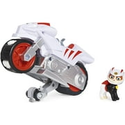 Paw Patrol, Moto Pups Wildcat’s Deluxe Pull Back Motorcycle Vehicle with Wheelie Feature and Toy Figure