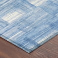 thumbnail image 3 of Addison Rugs Chantille Indoor/Outdoor Transitional Stripes Denim Machine Washable Round Rug, 8' x 8', 3 of 8