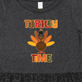 thumbnail image 4 of Inktastic Thanksgiving Turkey Time Girls Toddler Dress, 4 of 5