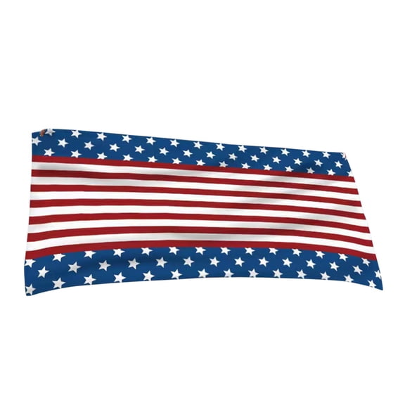 Patriotic American Flag Beach Towel, Red White Blue Oversized Microfiber Towel for 4th of July, Memorial Day & Patriotic Beach/Pool Decor