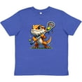 thumbnail image 3 of Inktastic Lacrosse Funny Bearded Dragon Youth T-Shirt, 3 of 5