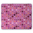 thumbnail image 1 of Abstract Mouse Pad, Love Heart Inside Circular Rounds Valentines Romance Graphic Image, Rectangle Non-Slip Rubber Mousepad, Fuchsia Red Salmon, by Ambesonne, 1 of 2