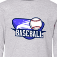 thumbnail image 4 of Inktastic Baseball Stars Long Sleeve Youth T-Shirt, 4 of 5