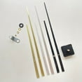 thumbnail image 5 of DIY Wall Clock Movement Mechanism with Long Metal Hands High Torque Replacement Clockwork Insert Kits Repair 10Sets (No.1,22MM Shaft), 5 of 7