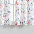 thumbnail image 5 of Fragrantex Floral Print Semi-Sheer Kitchen Curtains, 28” x 24” (2 Panels), 5 of 5