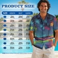 thumbnail image 6 of Psesaysky Hawaii Palm Tree Sleeveless Womens Dress or Mens Short Sleeve Shirts for Couples Starry Sky Matching Hawaiian Outfit Beach Vacation Party Flared Tank Sundress with Pockets-3XL, 6 of 7
