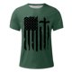 thumbnail image 3 of Camisetas de Manga Larga para Hombres Imprimir Casual Cuello Redondo Camiseta de Manga Corta, Camisetas de Manga Larga para Hombres Algodón, 3 of 4