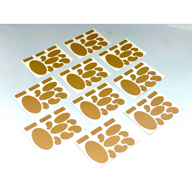 Moleskin 110 Assorted Pieces of Adhesive Flannel Patches for Aiding and