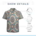 thumbnail image 7 of High Quality Hawaiian Shirts for Men Short Sleeve Aloha Beach Shirt Floral Summer Casual Button Down Shirts Blouses 25QAZX, 7 of 7